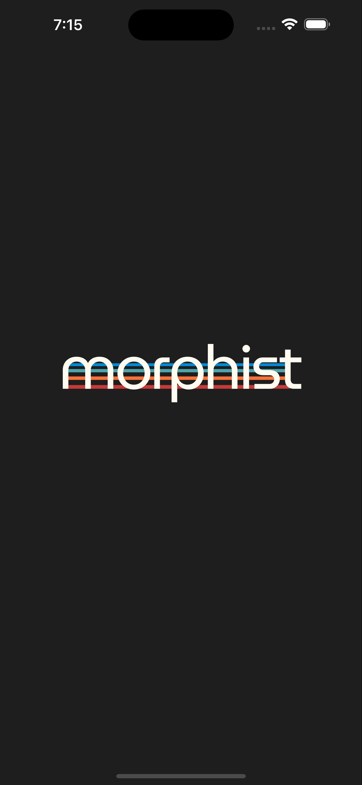 Morphist Splash Screen