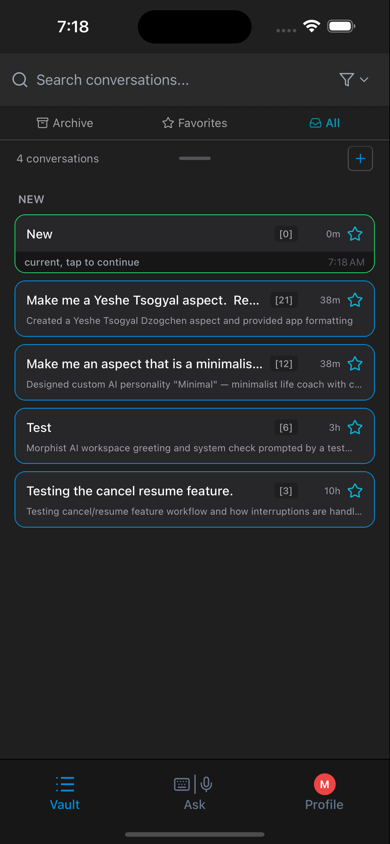 Morphist Conversation